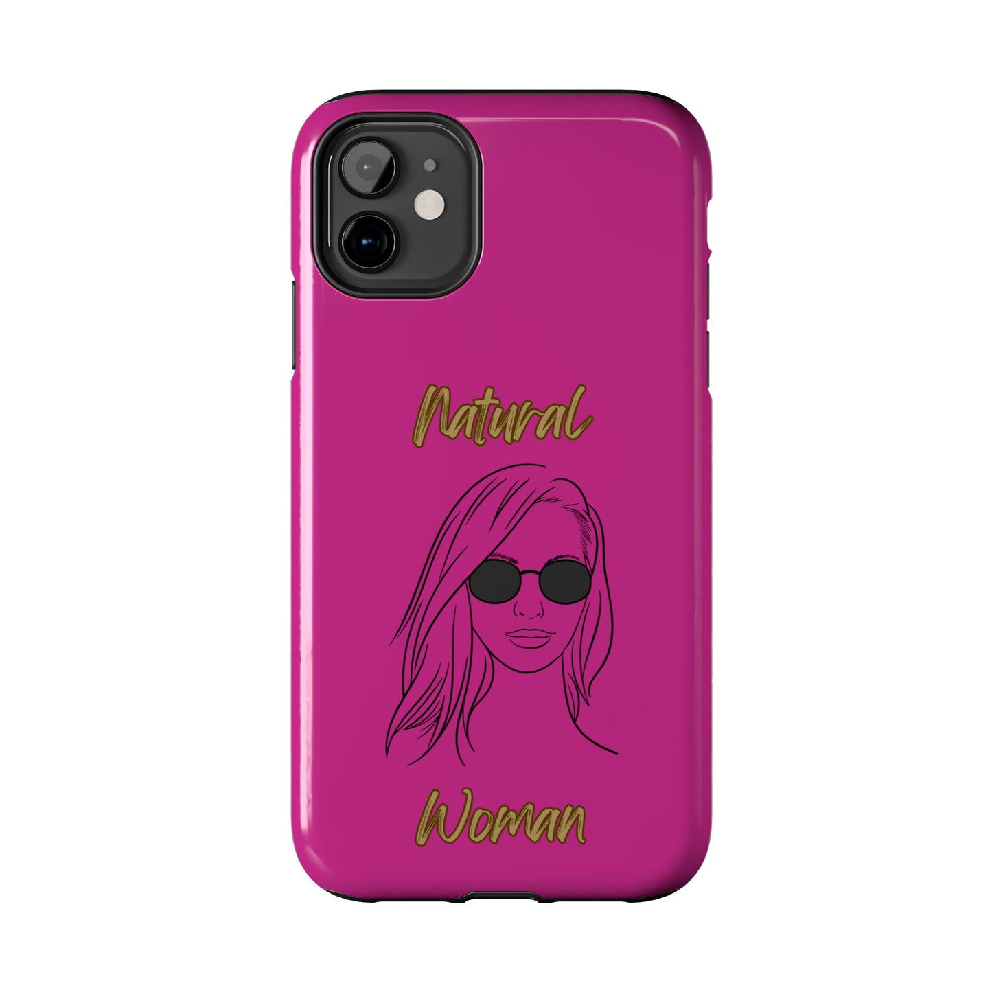 Natural Woman Shades (BL)Tough Phone Cases PINK