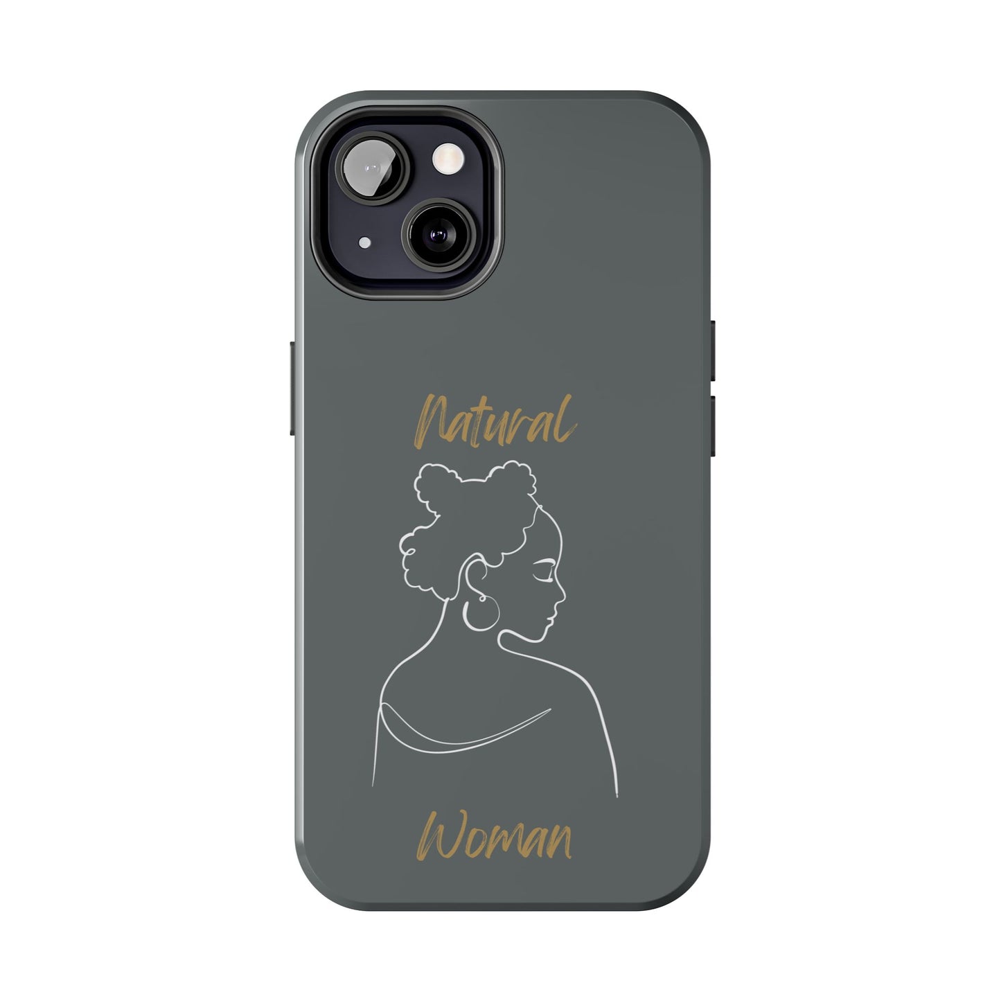 Natural Woman Twists (WL) Tough Phone Case DARK GREY