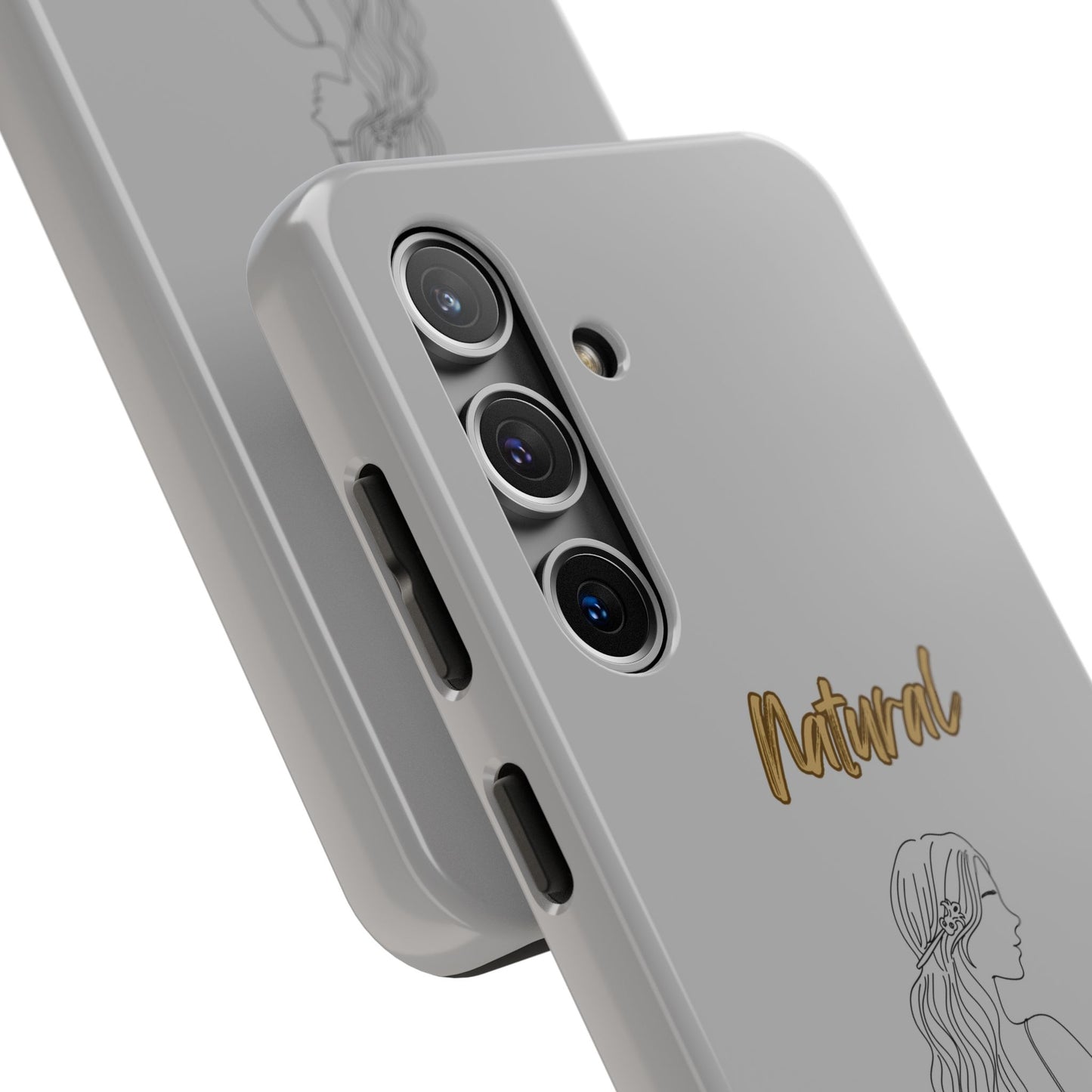 Natural Woman Young Woman (BL)Tough Phone Cases LIGHT GREY