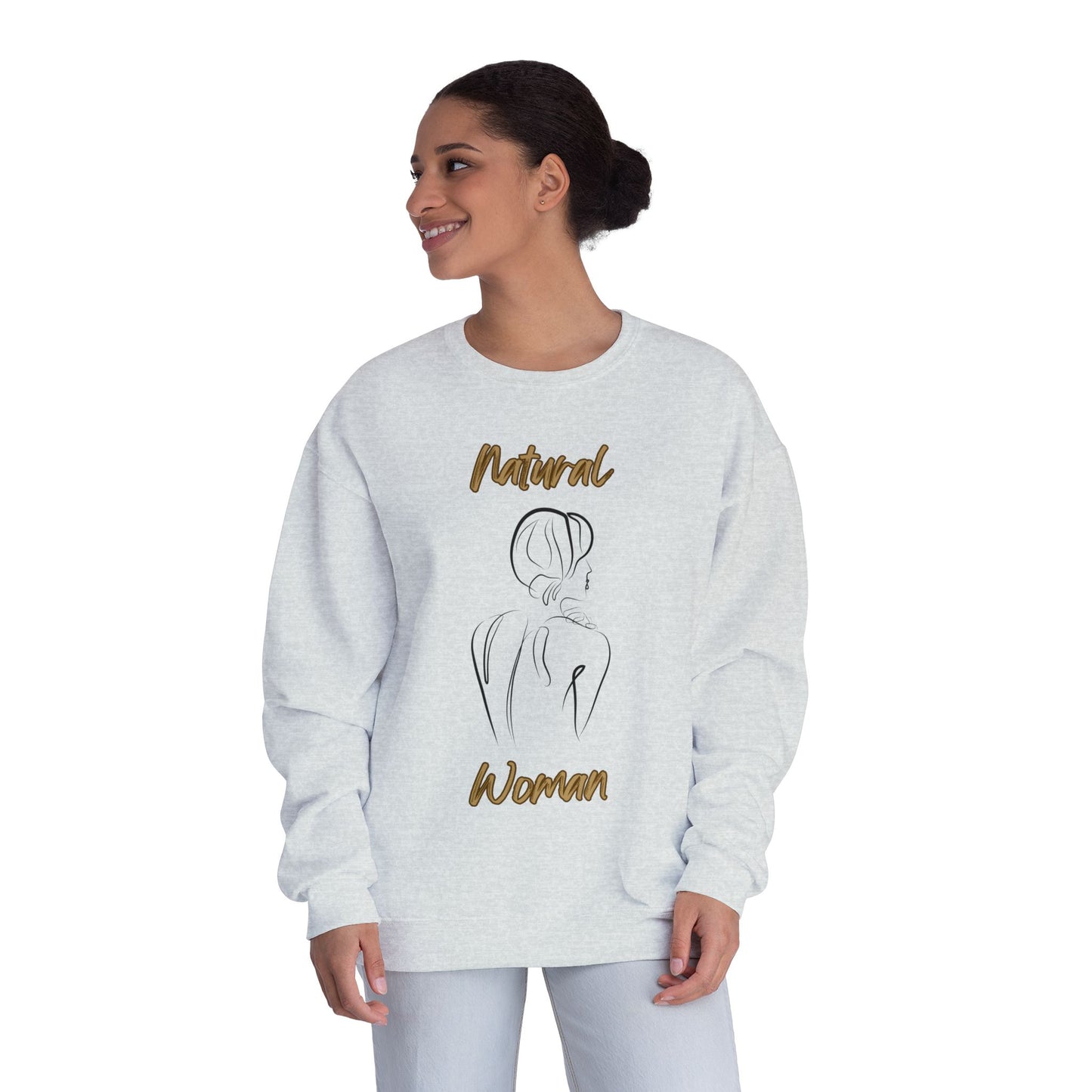 Natural Woman Back (BL) Crewneck Sweatshirt
