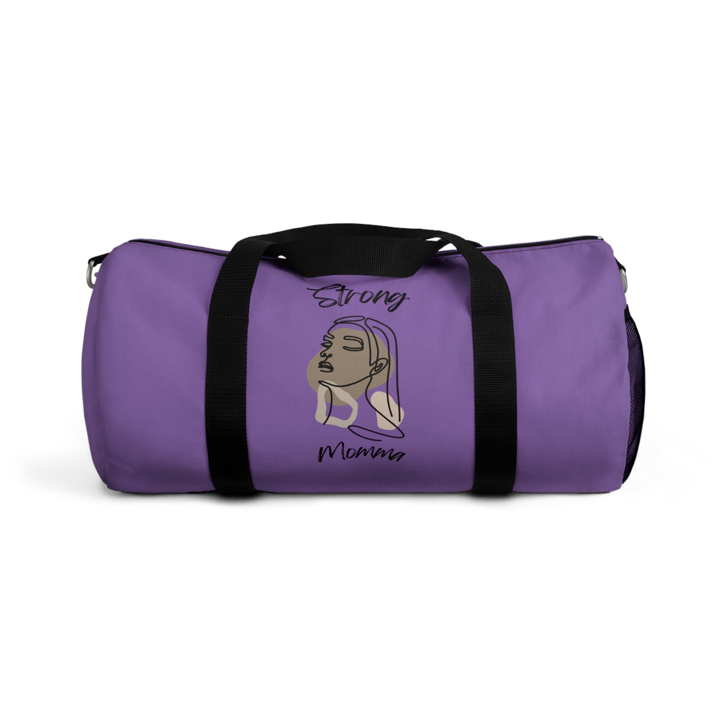 Strong Momma (BL) Duffel Bag LIGHT PURPLE
