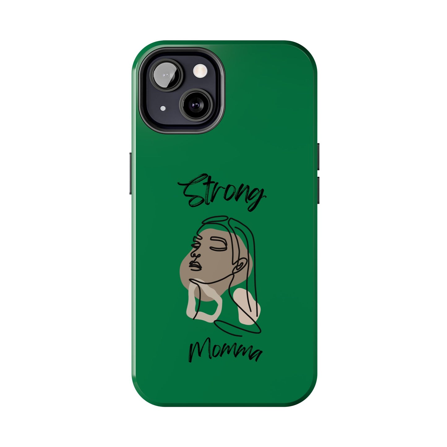STRONG MOMMA Samsung Galaxy Tough Phone Cases (BL) Dark Green