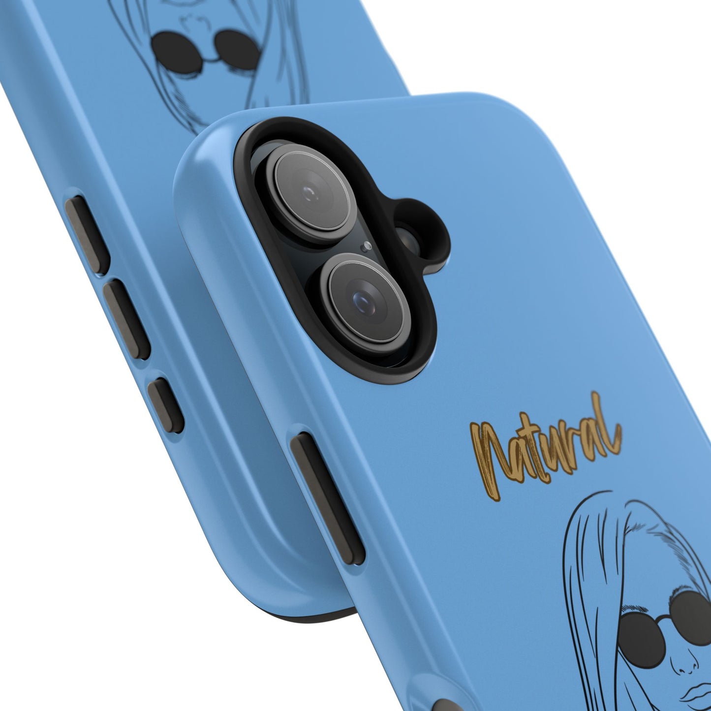 Natural Woman Shades (BL)Tough Phone Cases LIGHT BLUE