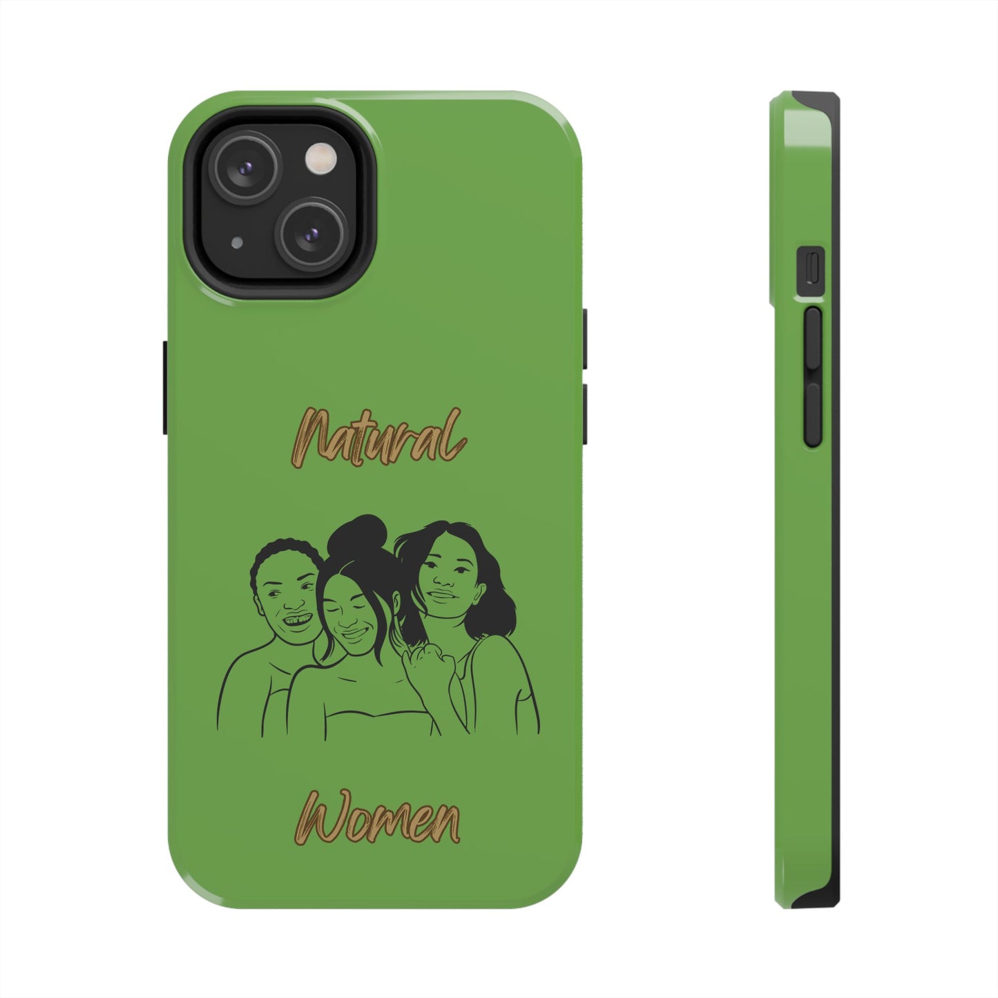Natural Women Laughing Friends (BL)Tough Phone Cases GREEN