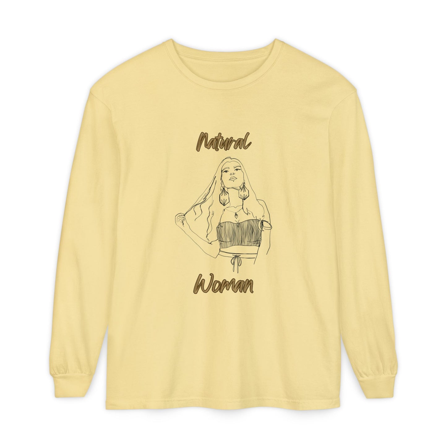 Natural Woman Thinking (BL) Long Sleeve T-Shirt