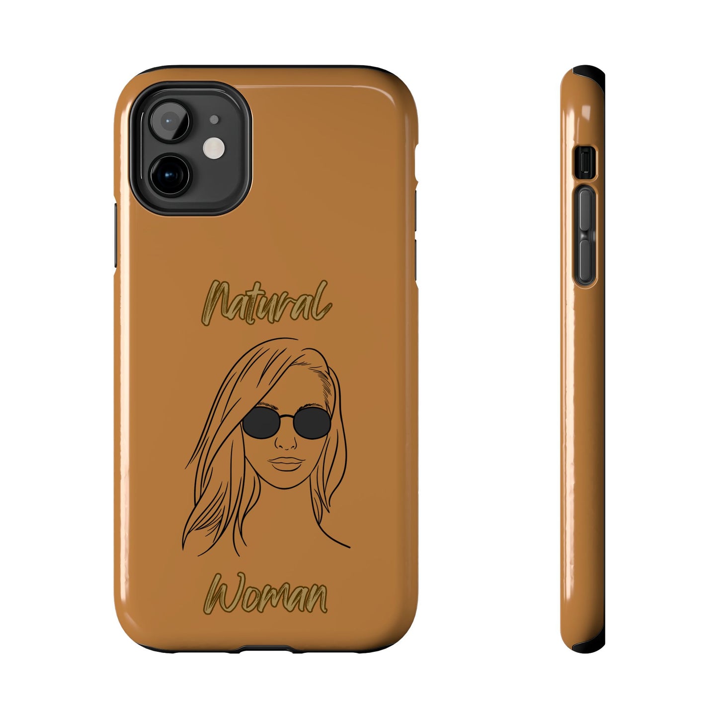 Natural Woman Shades (BL)Tough Phone Cases LIGHT BROWN