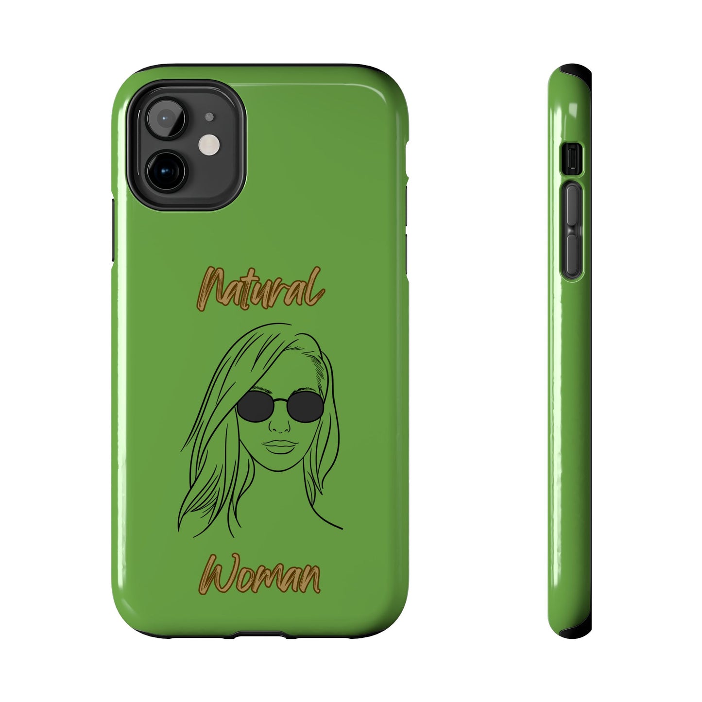 Natural Woman Shades (BL)Tough Phone Cases GREEN