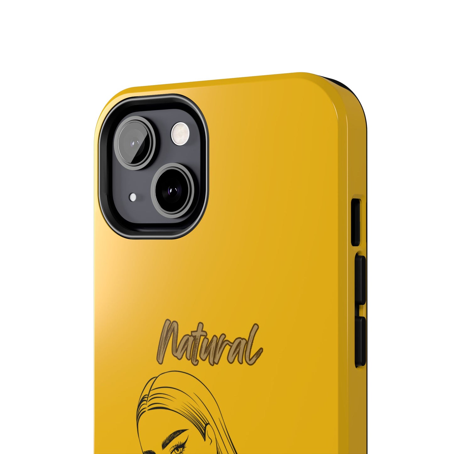 Natural Woman The Stare (BL)Tough Phone Cases YELLOW