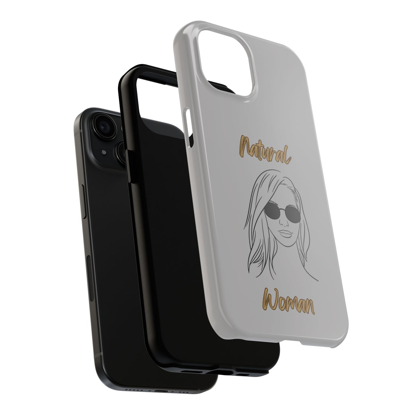 Natural Woman Shades (BL)Tough Phone Cases LIGHT GREY
