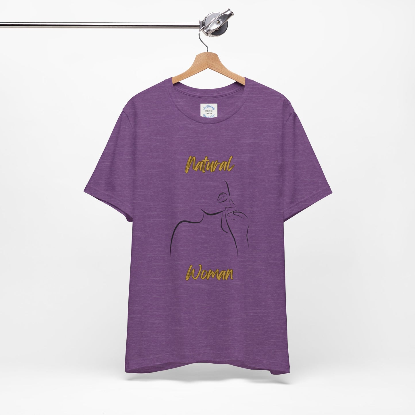 Natural Woman Chin Up (BL) Short Sleeve T-Shirt