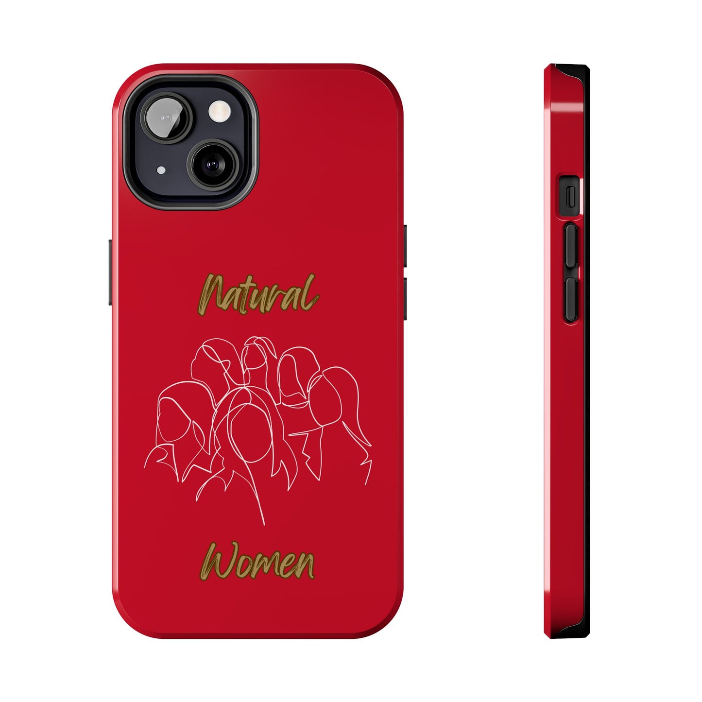 Natural Women Professionals (WL)Tough Phone Cases DARK RED