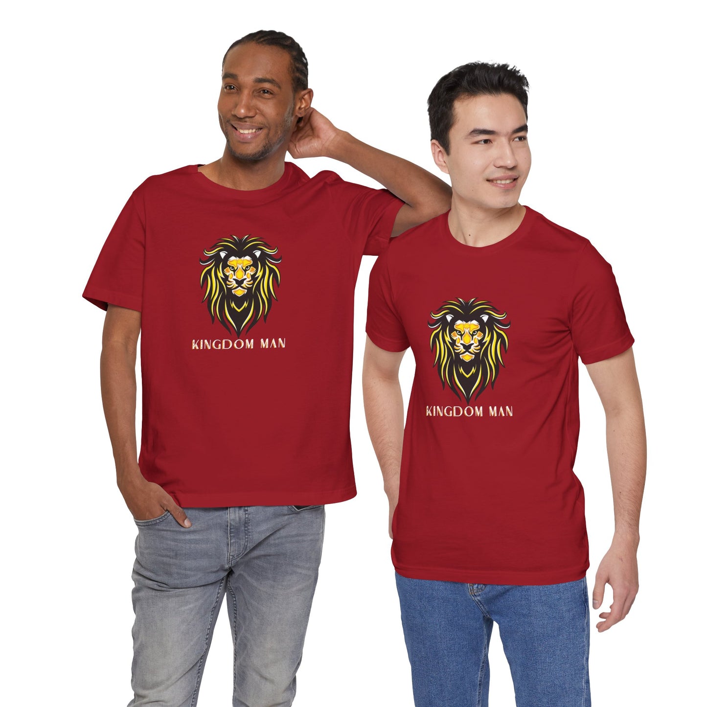 Kingdom Man (White/Gold) Short Sleeve T-Shirt