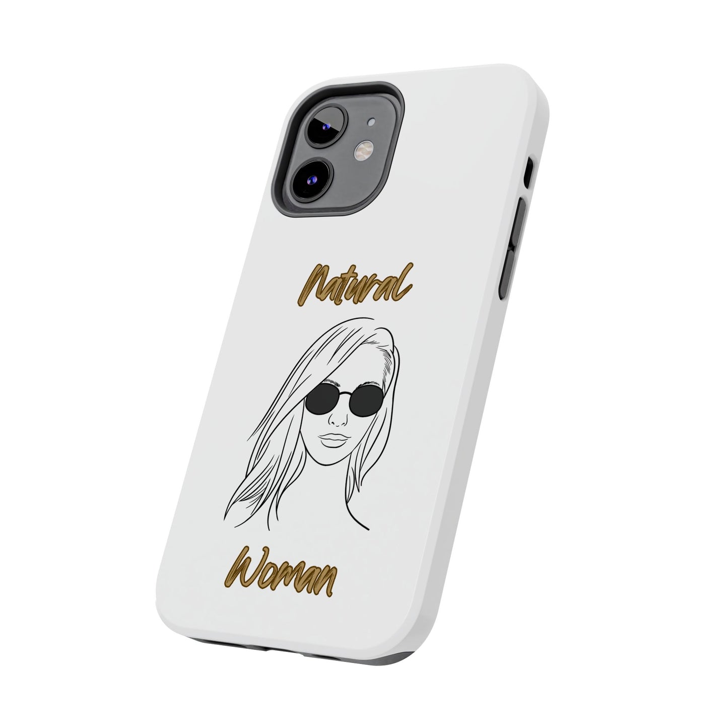 Natural Woman Shades (BL)Tough Phone Cases WHITE