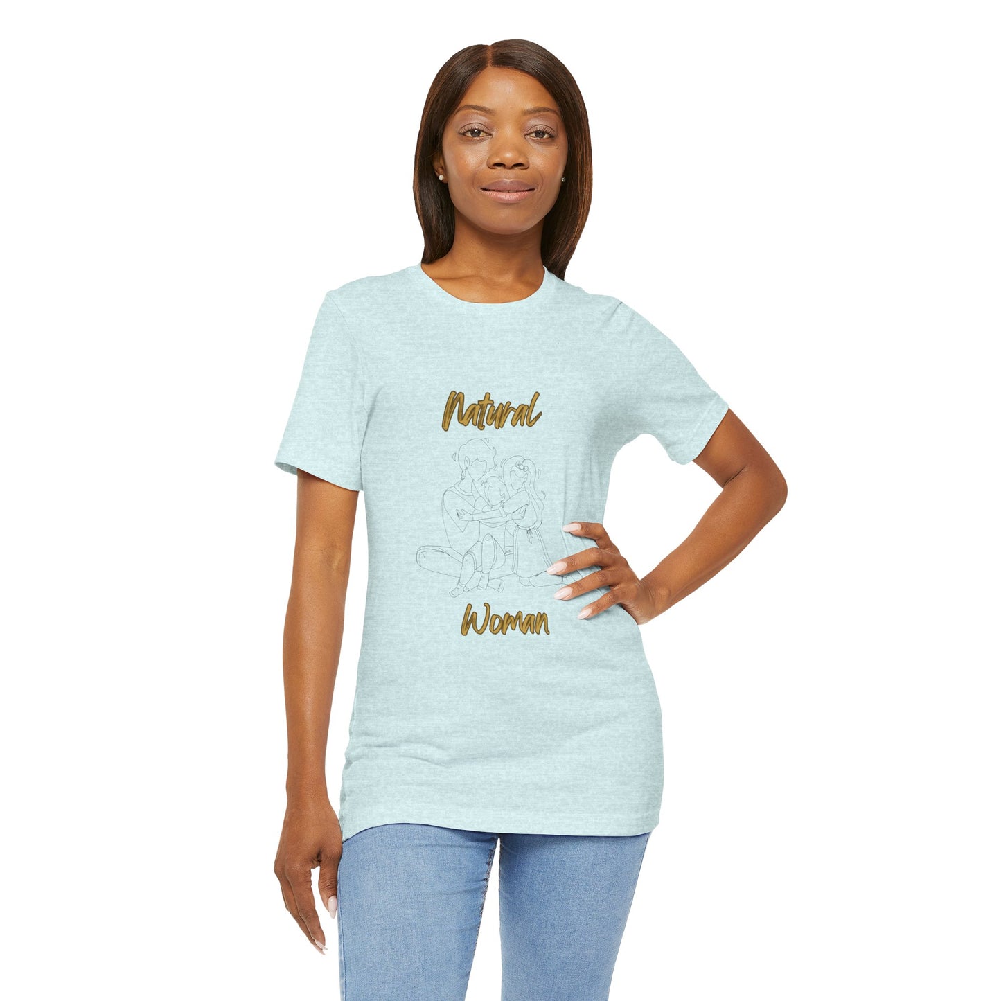 Natural Woman Bear Hugs (BL) Short Sleeve T-Shirt