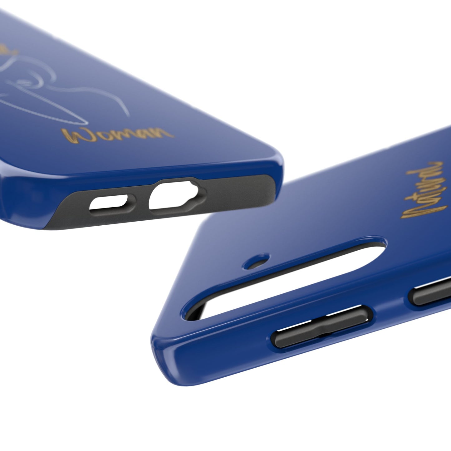 Natural Woman Sun Hat (WL) Tough Phone Cases DARK BLUE