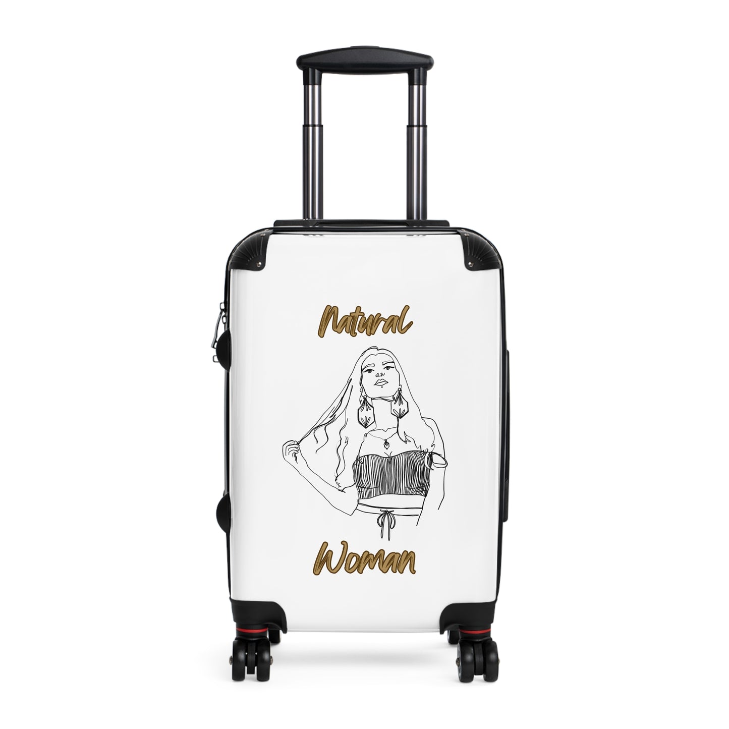 Natural Woman Thinking (BL) Suitcase WHITE