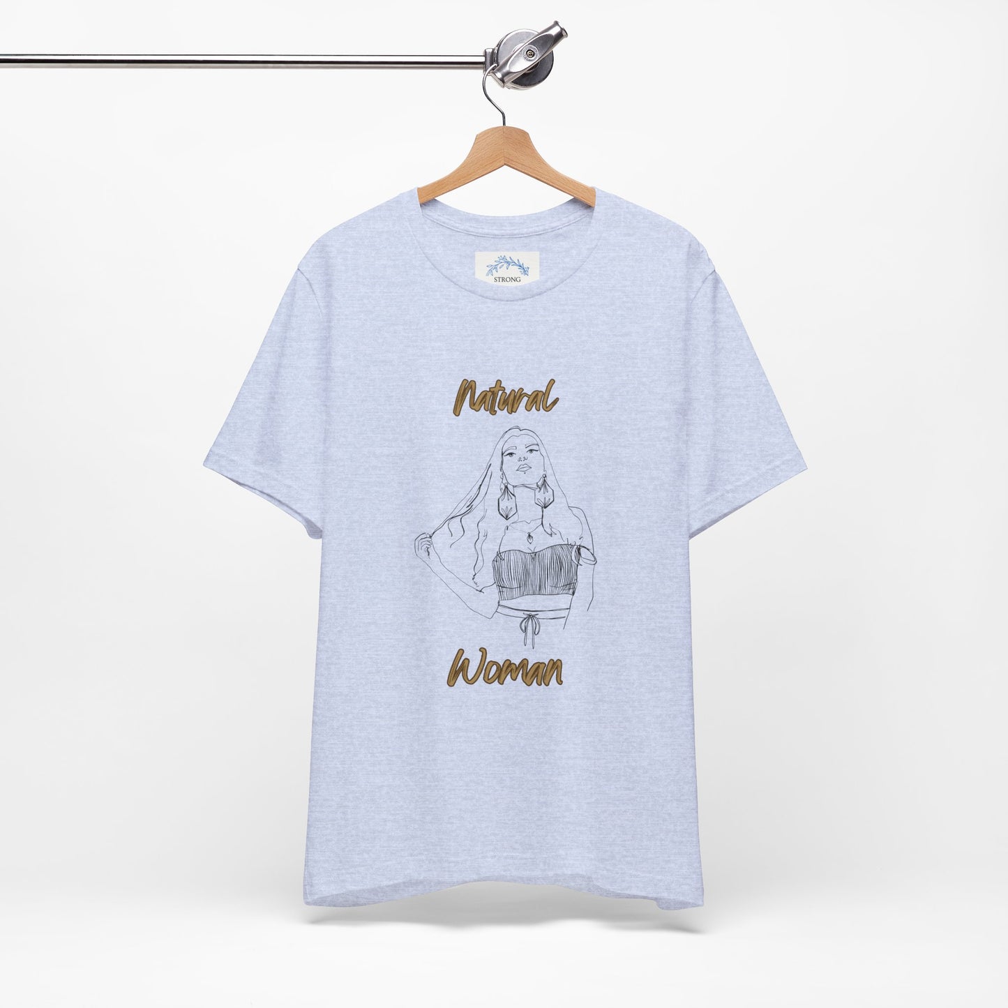 Natural Woman Thinking (BL) Short Sleeve T-Shirt