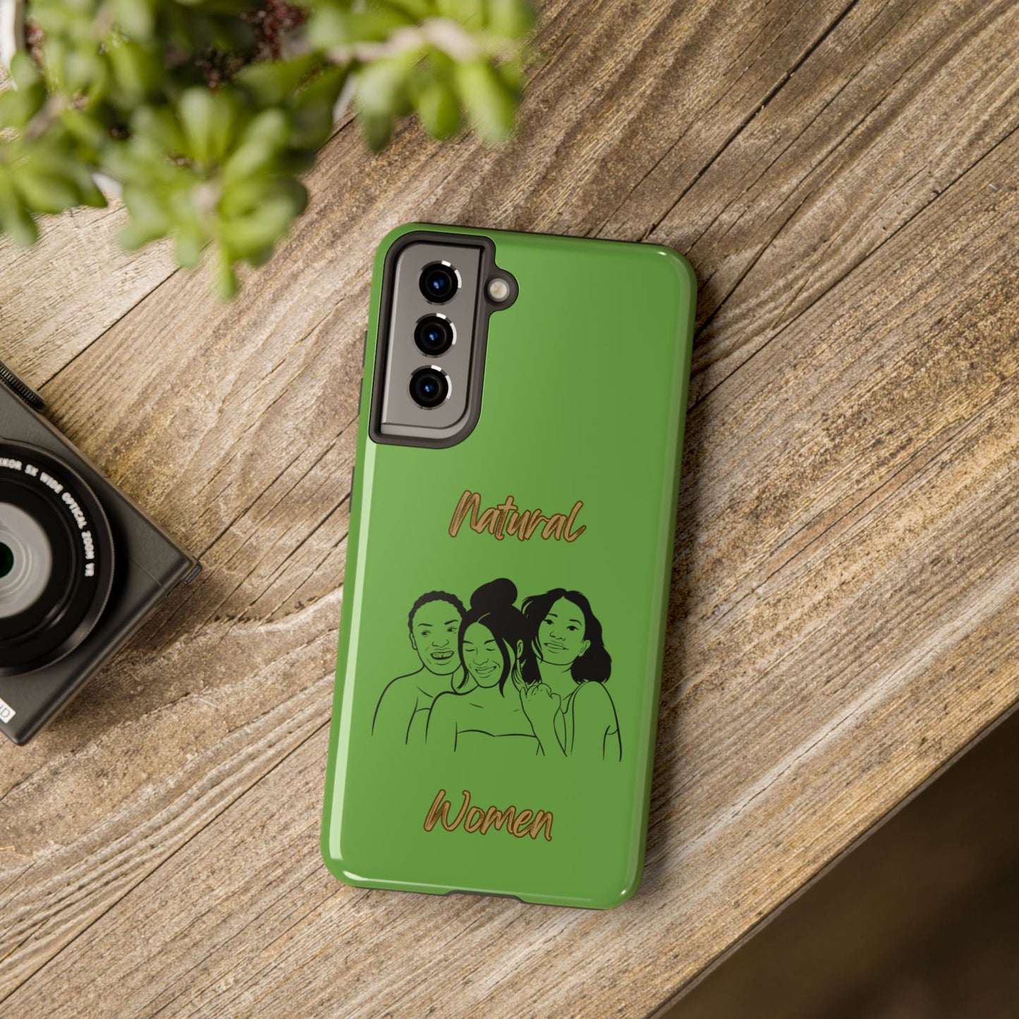 Natural Women Laughing Friends (BL)Tough Phone Cases GREEN