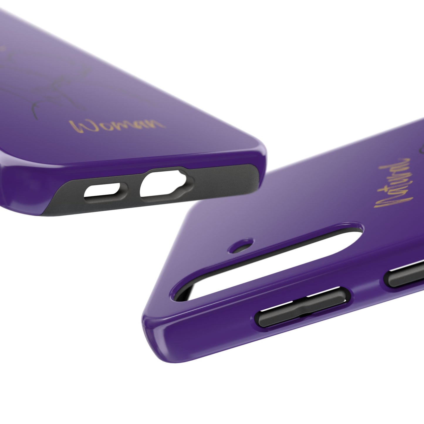 Natural Woman Twin Puffs (BL)Tough Phone Cases PURPLE