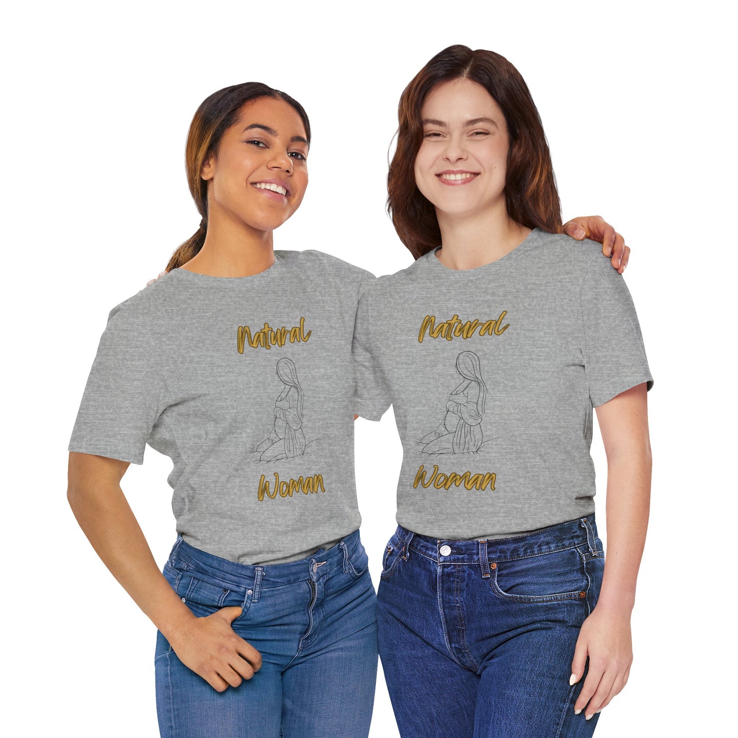 Natural Woman Expecting (BL) Short Sleeve T-Shirt