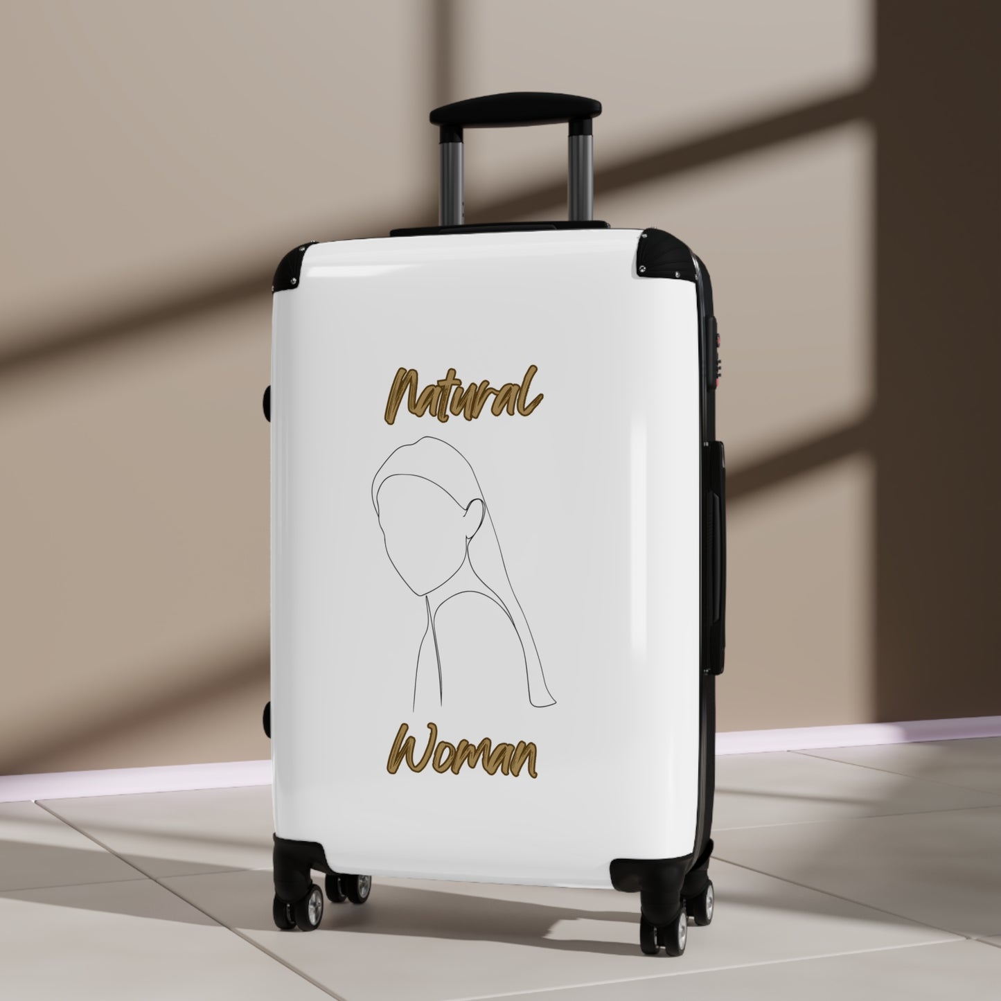 Natural Woman Tilted Look (BL) Suitcase WHITE