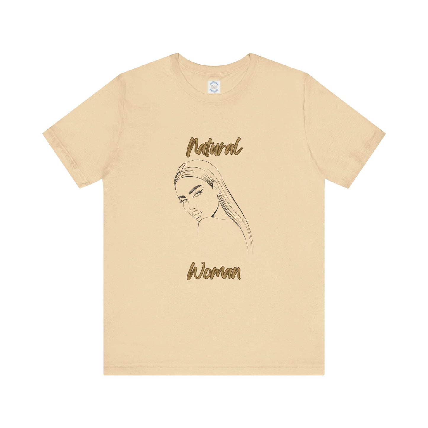 Natural Woman The Stare (BL) Short Sleeve T-Shirt