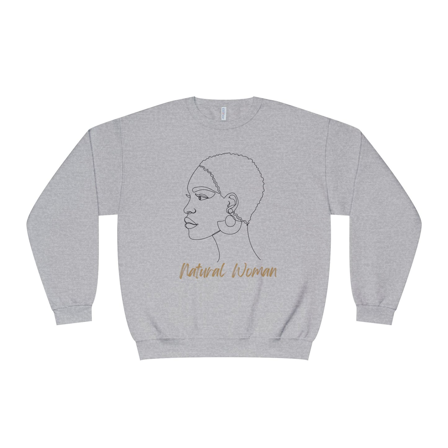 Natural Woman Finger Waves (BL) Crewneck Sweatshirt