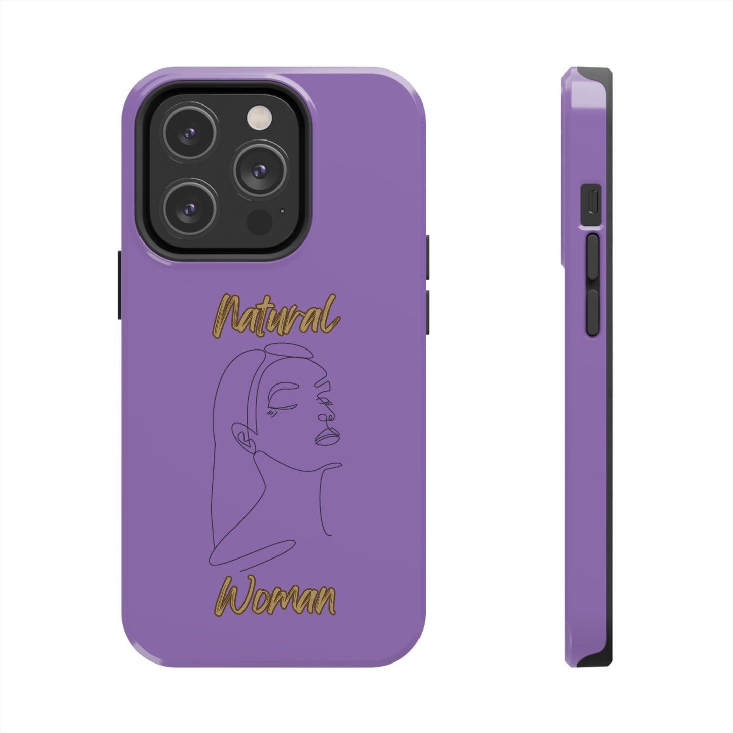Natural Woman Calm (BL) Tough Phone Cases LIGHT PURPLE