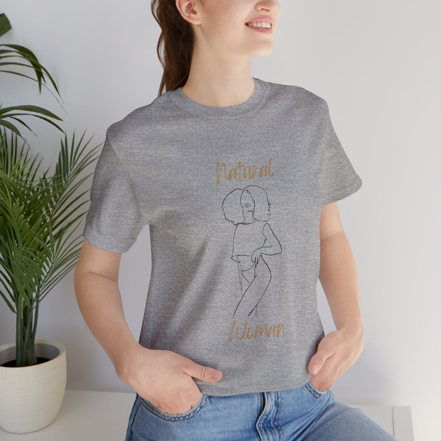 Natural Woman Pose (BL) Short Sleeve T-Shirt