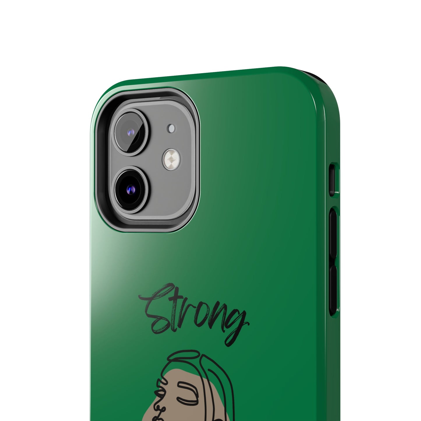STRONG MOMMA Samsung Galaxy Tough Phone Cases (BL) Dark Green