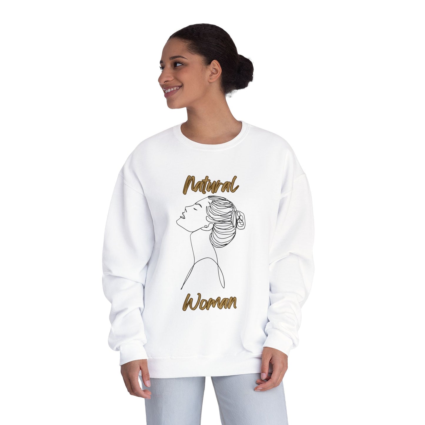 Natural Woman Wet Bun (BL) Crewneck Sweatshirt