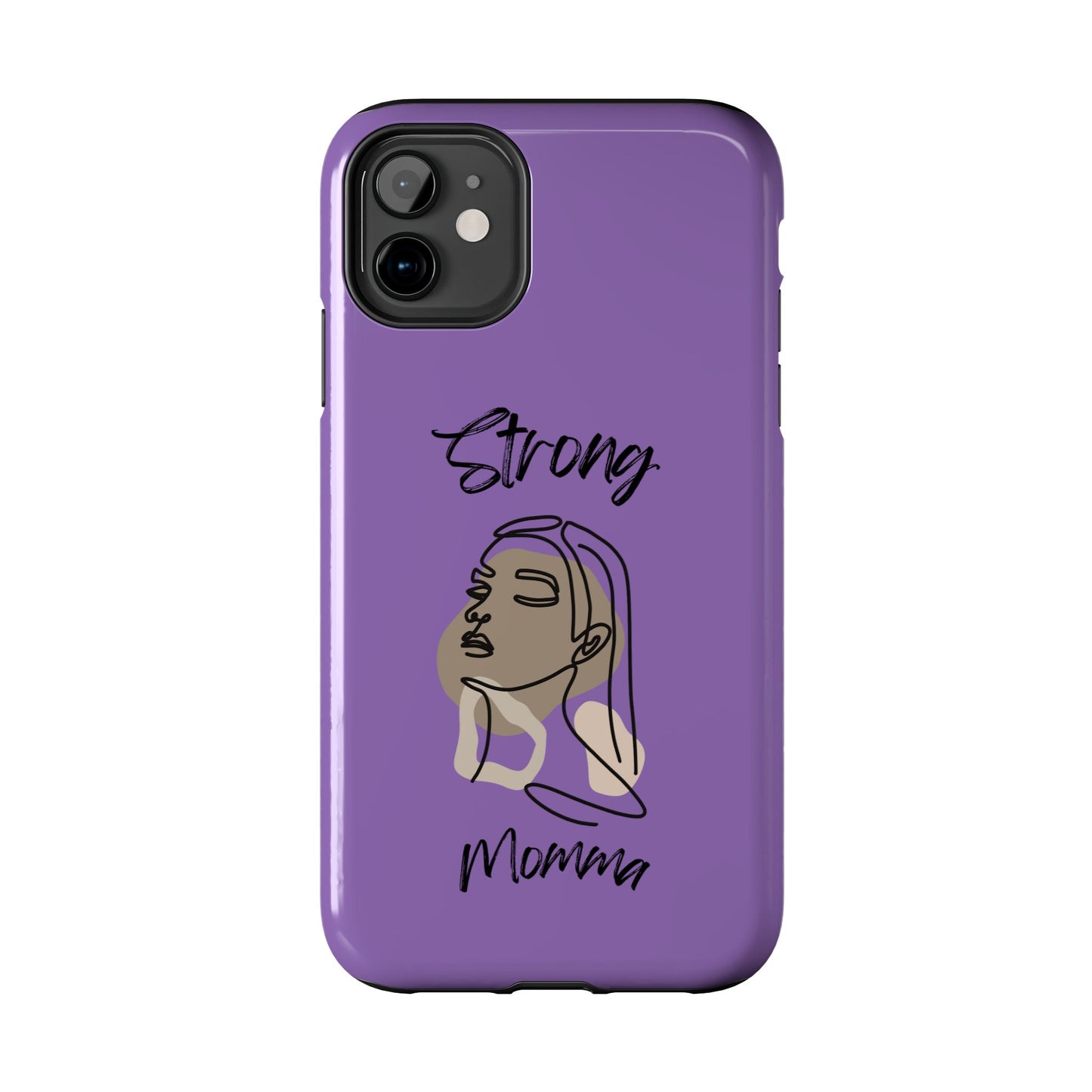 STRONG MOMMA Samsung Galaxy Tough Phone Cases (BL) Light Purple