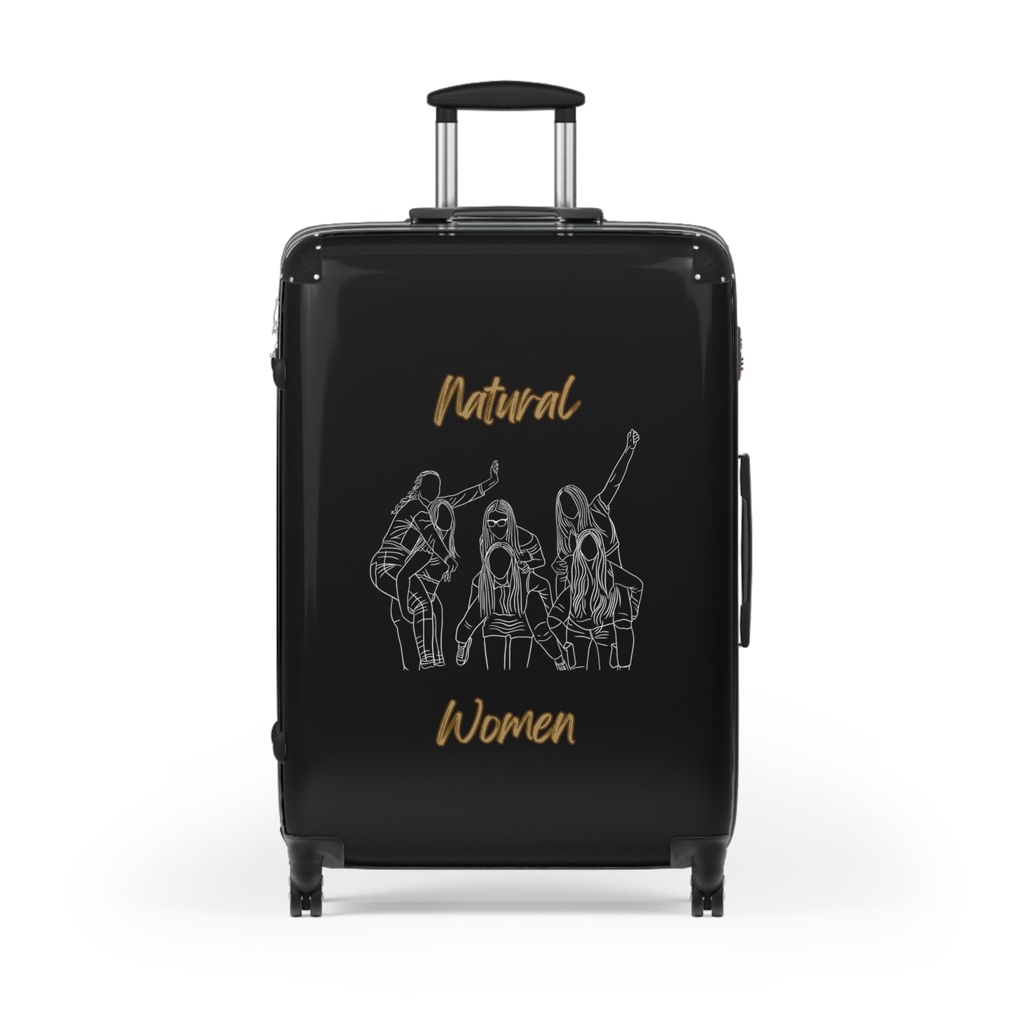 Natural Woman Piggy Back (WL) Suitcase BLACK