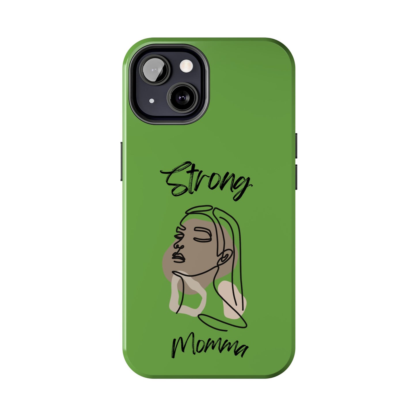 STRONG MOMMA Samsung Galaxy Tough Phone Cases (BL) Green