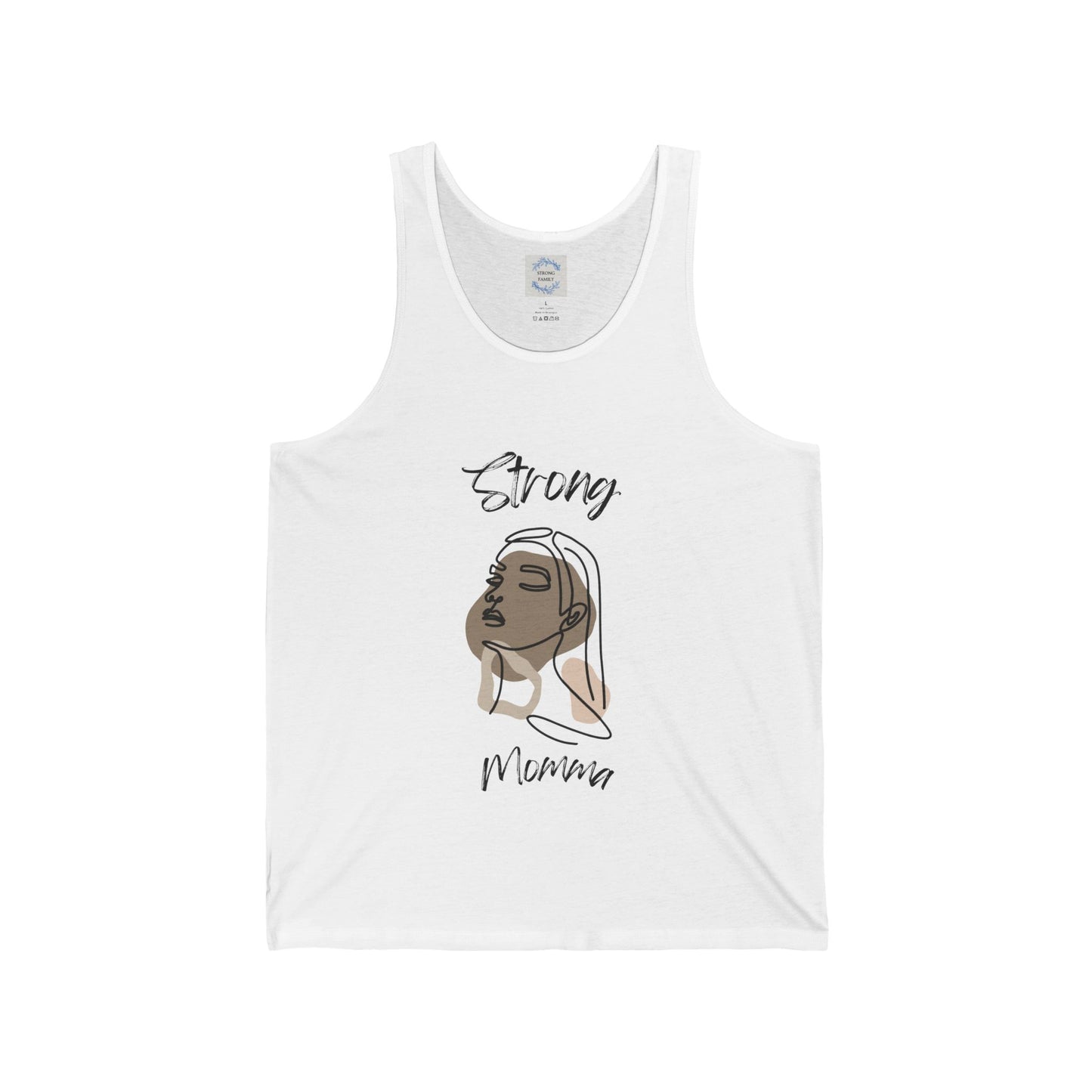 Strong Momma Jersey Tank (BL)