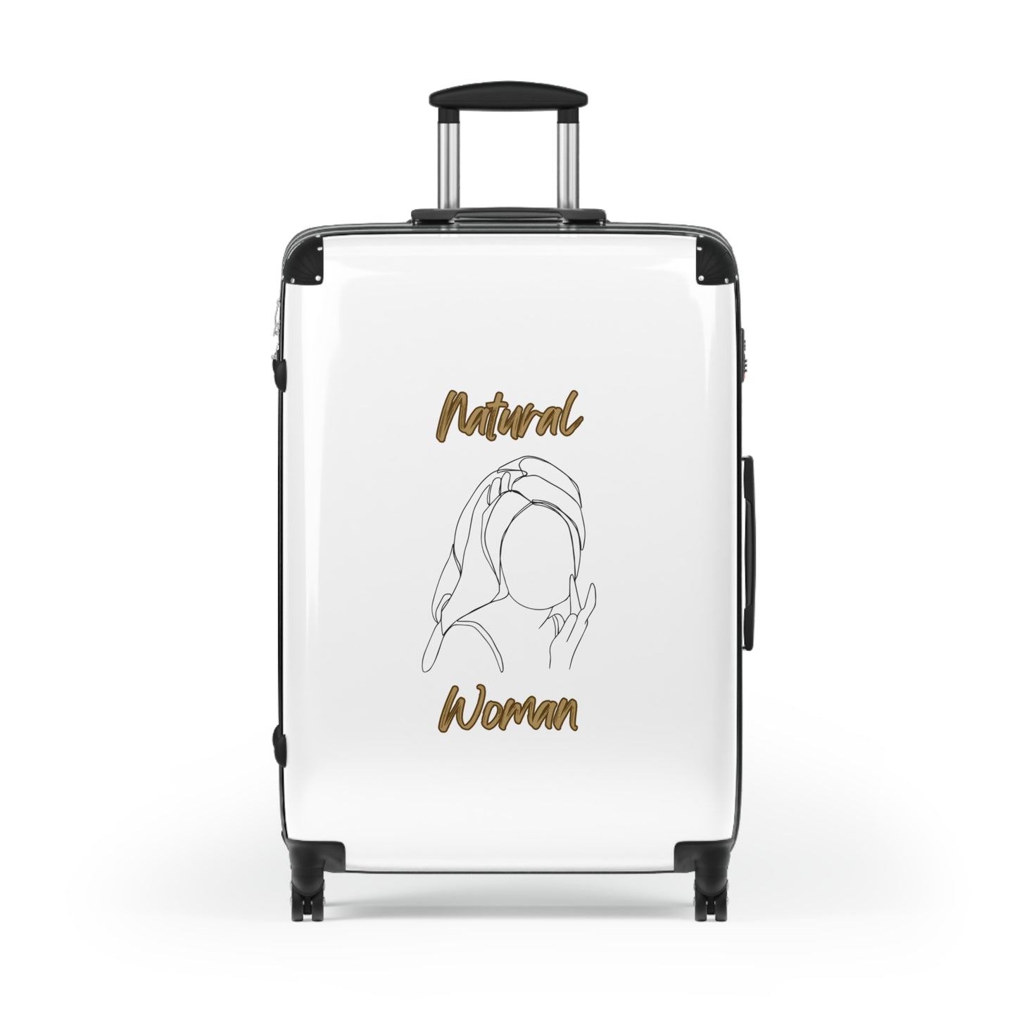 Natural Woman Towel Wrapped (BL) Suitcase WHITE