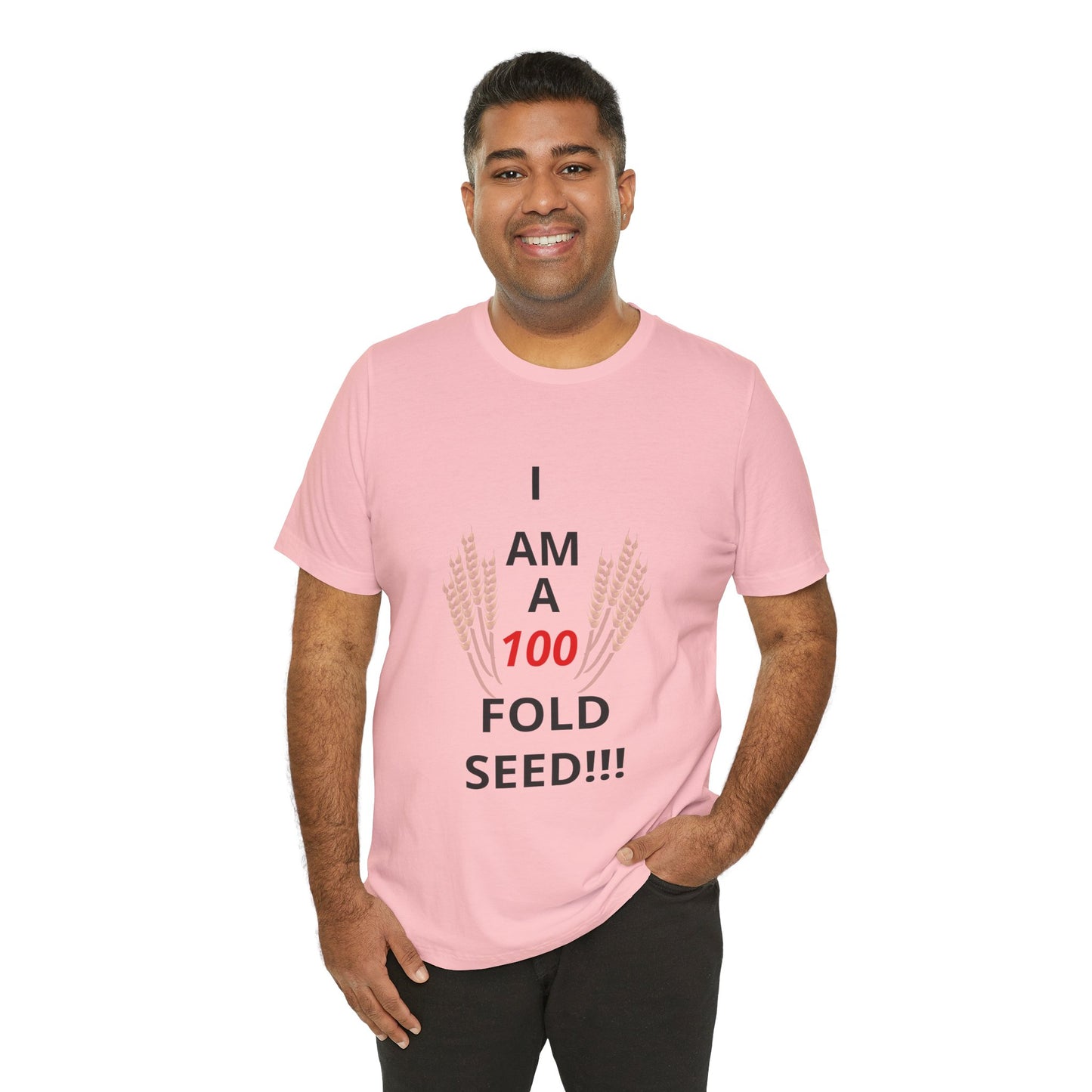 100 Fold Seed (BL)Unisex Jersey Short Sleeve T-Shirt