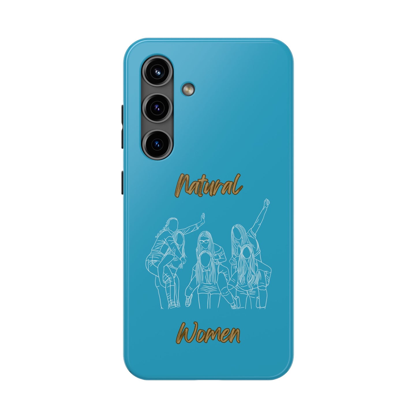 Natural Woman Piggy Back (WL)Tough Phone Cases TURQUOISE