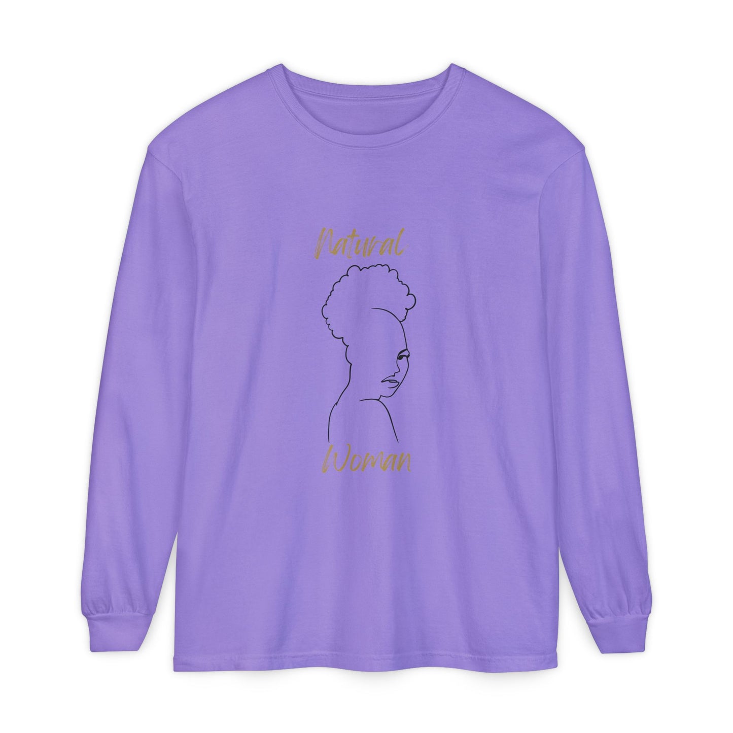 Natural Woman Twist Afro (BL) Long Sleeve T-Shirt