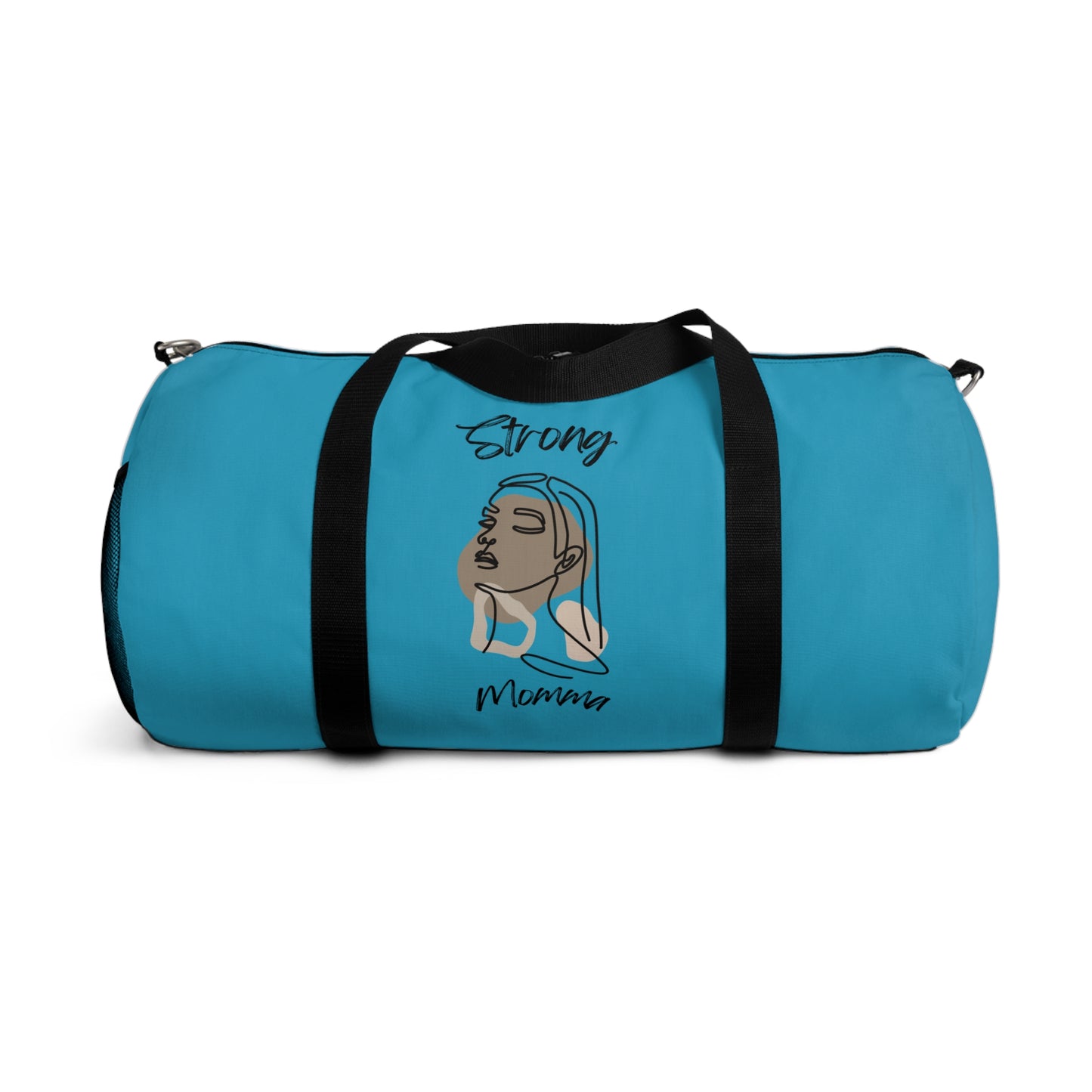 Strong Momma (BL) Duffel Bag TURQUOISE