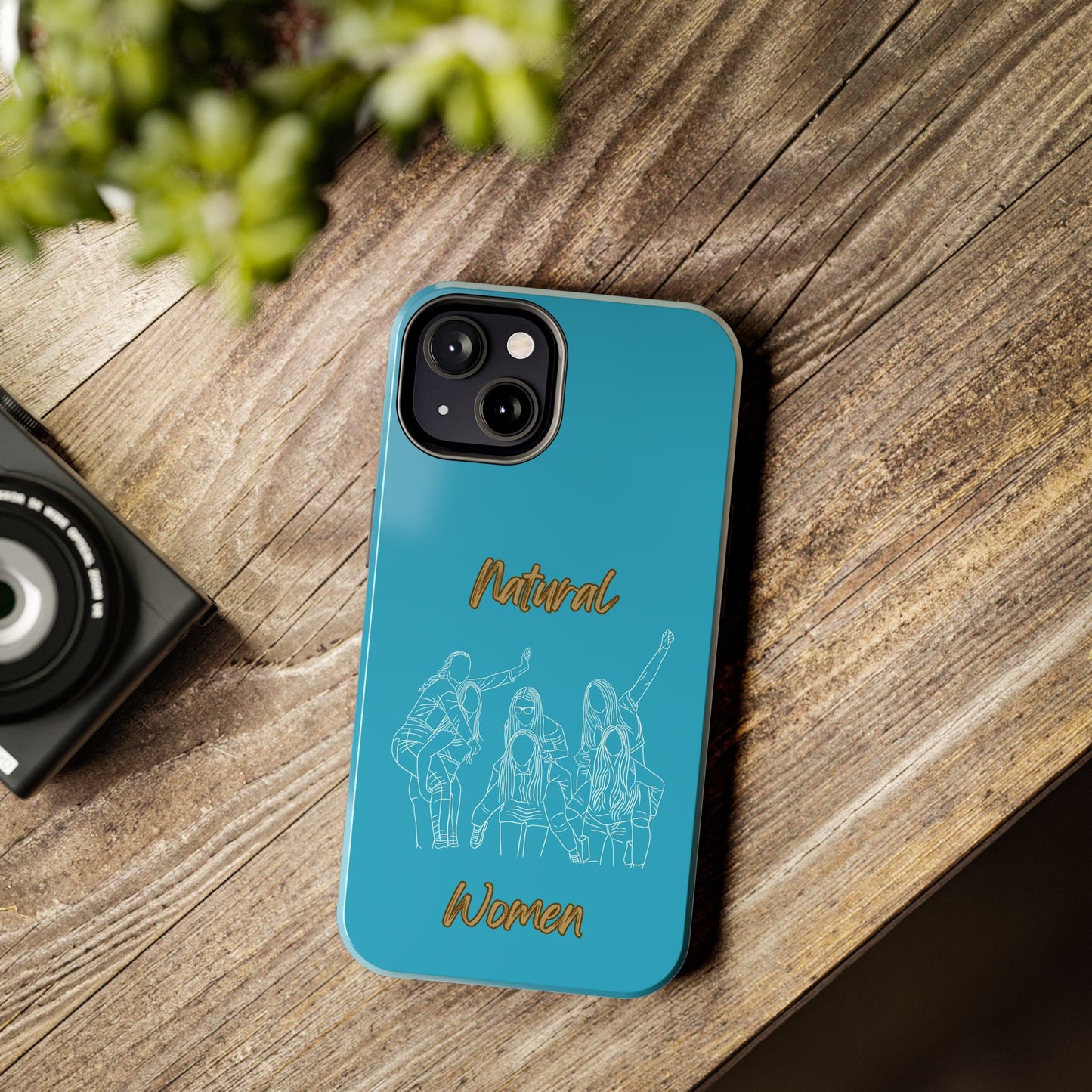 Natural Woman Piggy Back (WL)Tough Phone Cases TURQUOISE