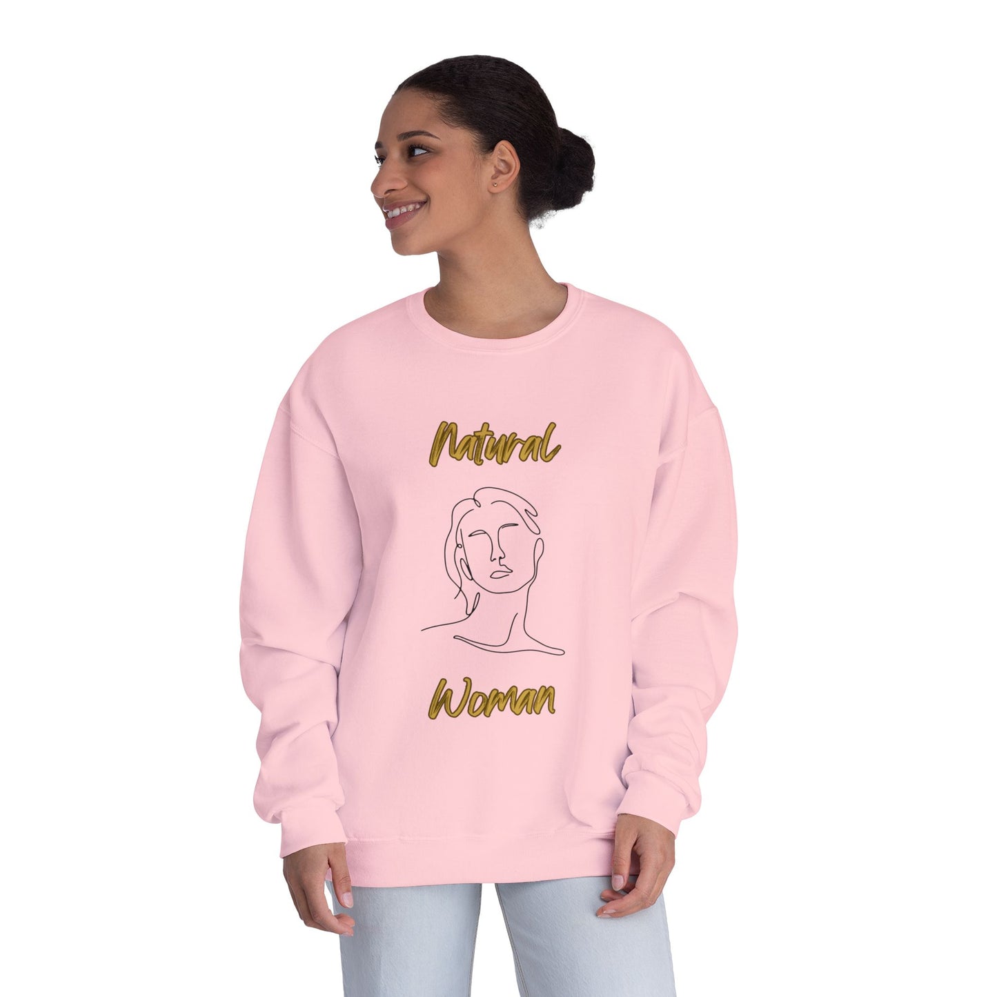 Natural Woman Hello (BL) Crewneck Sweatshirt