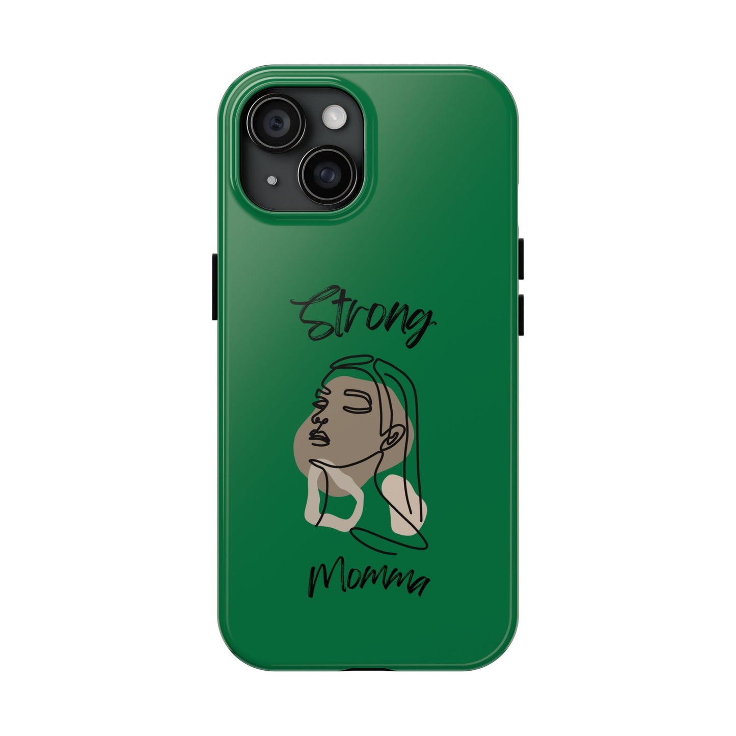 STRONG MOMMA Samsung Galaxy Tough Phone Cases (BL) Dark Green