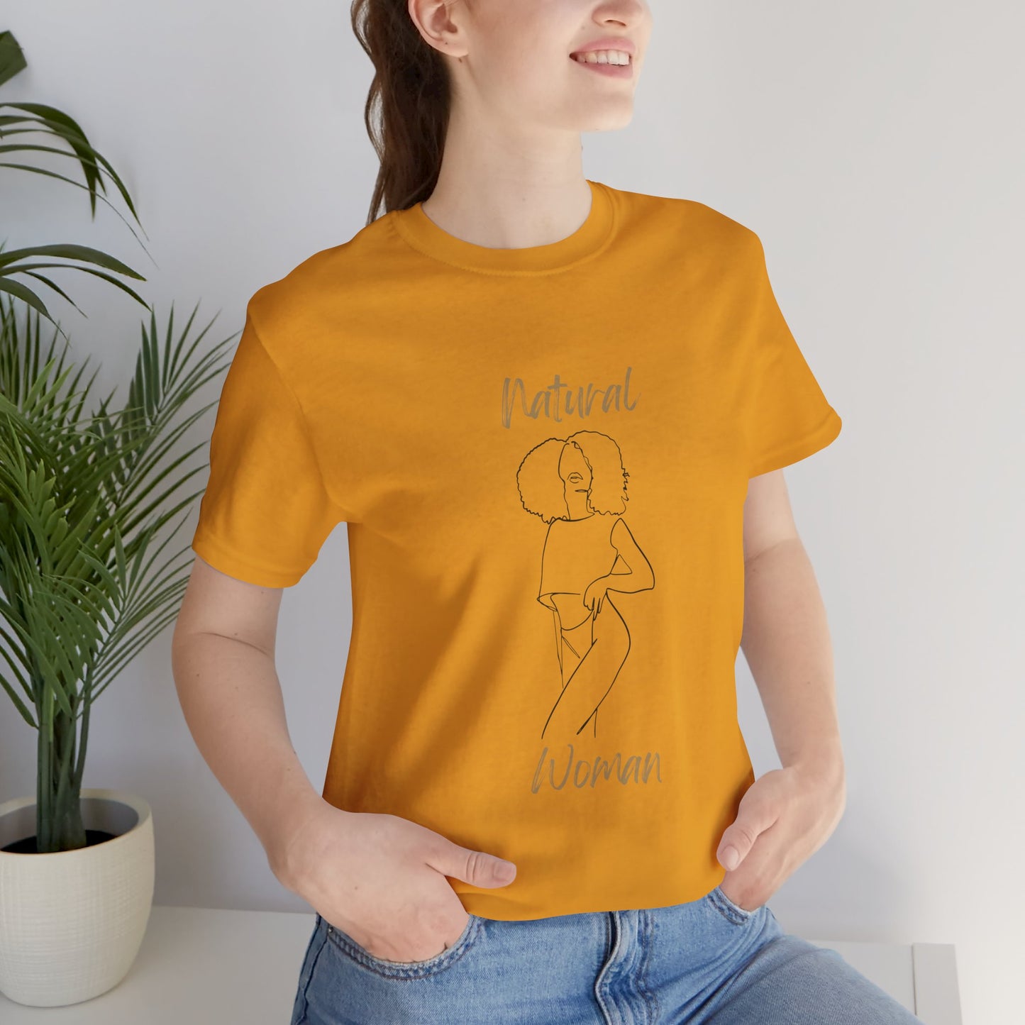 Natural Woman Pose (BL) Short Sleeve T-Shirt