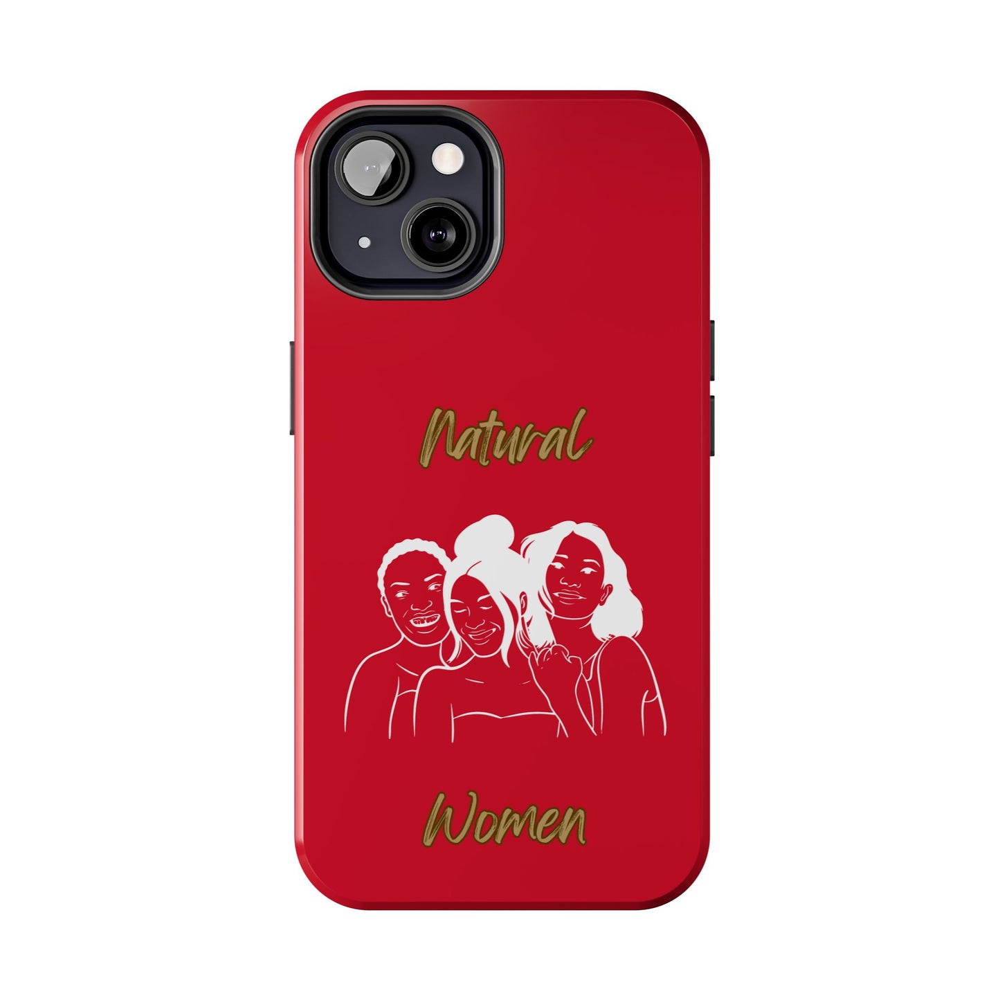 Natural Women Laughing Friends (WL)Tough Phone Cases DARK RED