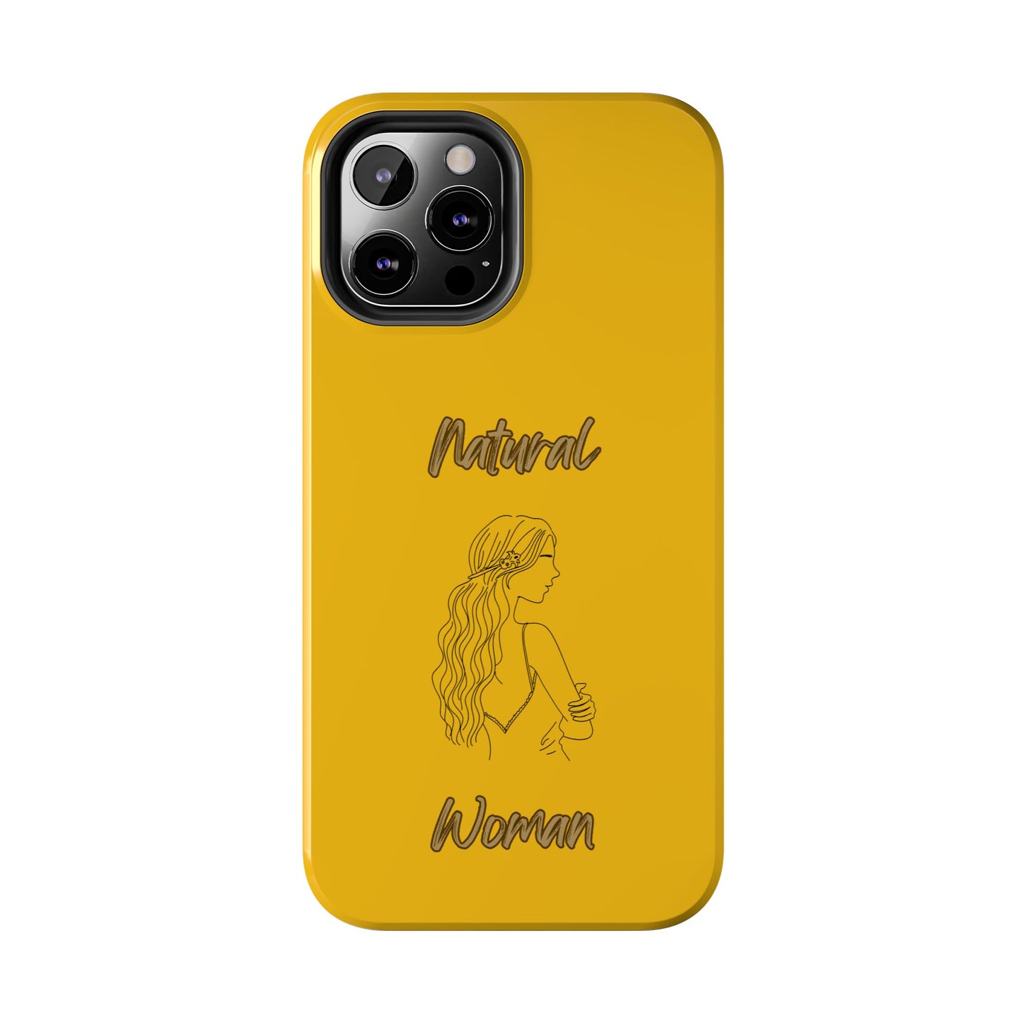 Natural Woman Young Woman (BL)Tough Phone Cases YELLOW