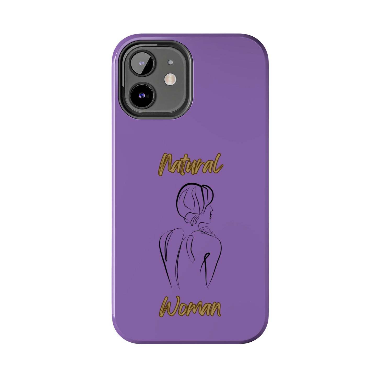 Natural Woman Back (BL)Tough Phone Cases LIGHT PURPLE