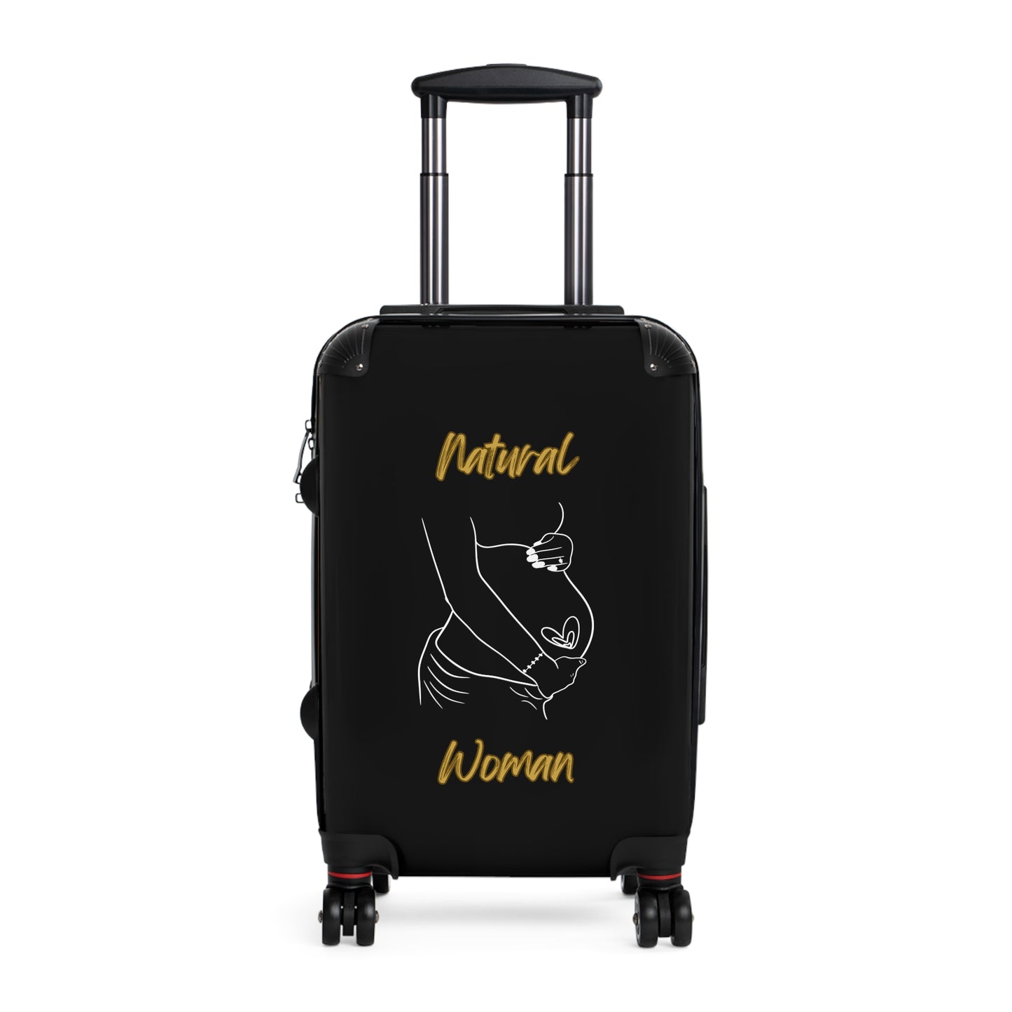 Natural Woman Loved In & Out (WL) Suitcase BLACK