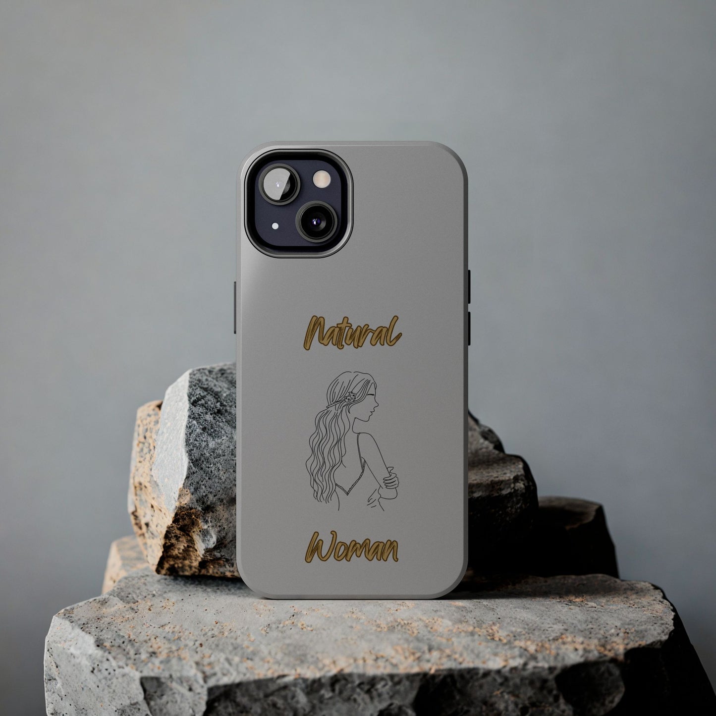 Natural Woman Young Woman (BL)Tough Phone Cases LIGHT GREY