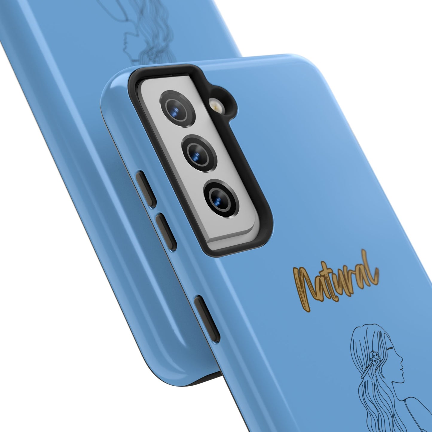 Natural Woman Young Woman (BL)Tough Phone Cases LIGHT BLUE